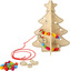 Small Foot Vánoční stromeček s korálky 1 ks