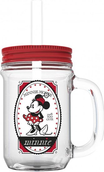 Sklenice plastová Minnie, 690 ml