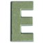 Aladine Betonové písmeno k dekoraci 7,6 cm - E