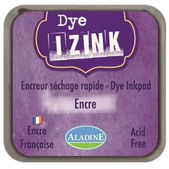 Razítkovací inkoust IZINK DYE - fialová/ 8x8 cm