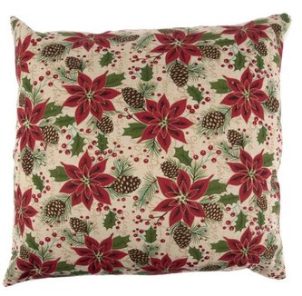 Návlek na polštář s vánoční hvězdou