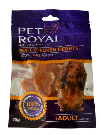 Pet Royal Dog Soft kureci srdicka 75g
