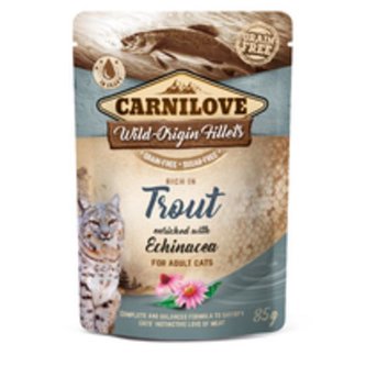 Kap.Carnilove Cat Pouch Trout with Echinacea 85g