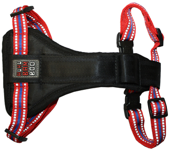 Postr.HUHU bezp. do auta cerveny M