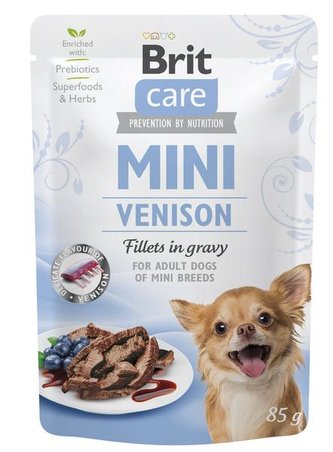 Kap.Brit Care Mini Venison fillets in gravy 85g