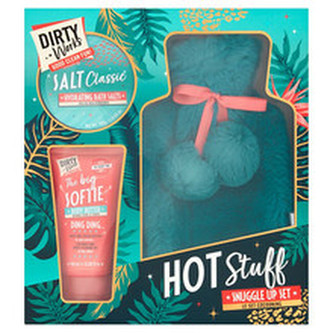 Dirty Works Dárková sada péče o tělo s nahřívací lahví Hot Stuff Snuggle Up Set woman