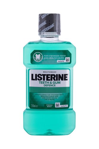 Listerine Mouthwash Ústní voda Teeth & Gum Defence 250 ml unisex