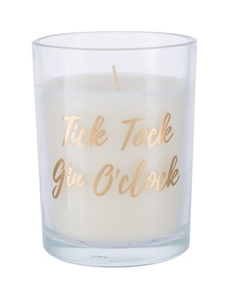 Candlelight Tick Tock Gin O´clock Vonná svíčka Gold 220 g unisex