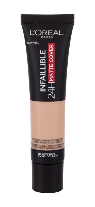 L´Oréal Paris Infallible Makeup 24H Matte Cover 30 ml 115 Golden Beige pro ženy