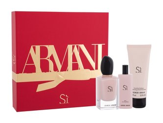 Armani Sì Fiori - EDP 50 ml + tělové mléko 75 ml + EDP 15 ml woman