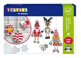 Playbox Zažehlovací korálky 3D - Ozdoby 4000 ks