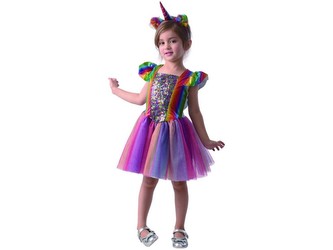 Šaty na karneval -  jednorožec, 80 - 92 cm