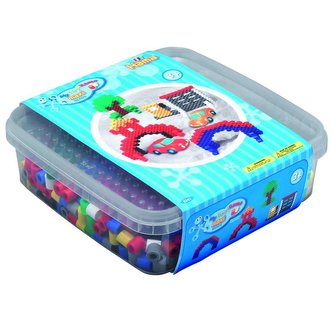 Korálky v boxu 600 ks Auta - MAXI