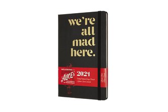 Moleskine Alenka v říši divů plánovací zápisník 2021 L