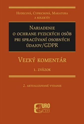 Nariadenie o ochrane fyzických osôb pri spracúvaní osobných údajov/GDPR