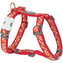 Postroj RD 12 mm x 30-44 cm - Flanno Red