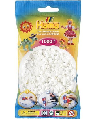 Bílé korálky - 1.000ks MIDI