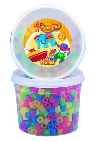 Mix korálky v tubě - 600 ks - MAXI