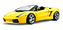 Bburago 1:18 Lamborghini Gallardo Spyder yellow