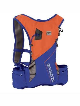 Spokey - Sprinter cyklistický a běžecký batoh 5l - modro/černý voděodolný