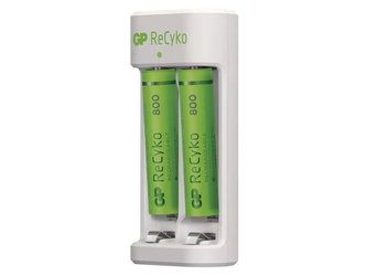 Nabíječka baterií GP Eco E211 +  2xAAA ReCyko 800