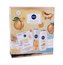 Nivea Vitaminshake sprchový gel Care & Apricot 250 ml + antiperspirant Fresh Orange 150 ml + textilní pleťová maska Q10 Plus C 1 ks