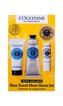 L´Occitane Shea Butter tělový krém 20 ml + krém na ruce 30 ml + balzám na rty 2 g + tělový balzám 10 ml