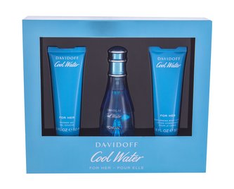 Davidoff Cool Water toaletní voda 50 ml + tělové mléko 50 ml + sprchový gel 50 ml