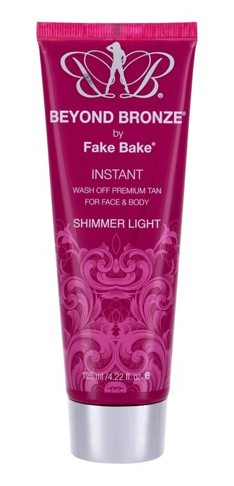 Fake Bake Beyond Bronze Samoopalovací přípravek Instant Shimmer Light 125 ml Wash Off pro ženy
