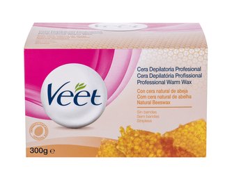 Veet Professional Warm Wax Depilační přípravek Natural Beeswax 300 g Stripless pro ženy