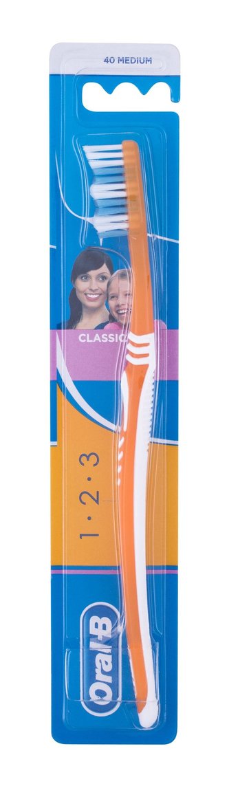 Oral-B 1-2-3 Zubní kartáček Classic 1 ks Medium unisex
