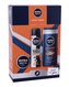 Nivea Men Sport sprchový gel Men Sport 250 ml + anti-perspirant Black & White Invisible Ultimate Impact 150 ml + univerzální krém Men Creme 30 ml