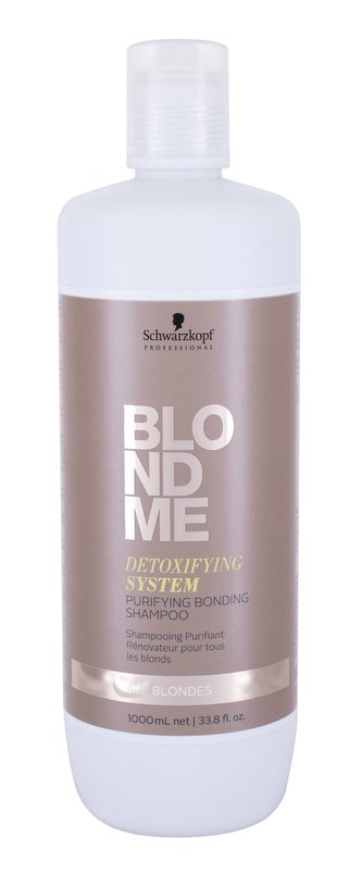 Schwarzkopf Professional Blond Me Šampon Purifying 1000 ml All Blondes Bonding Shampoo pro ženy