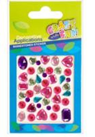 Dekorativní samolepící krystalky I.