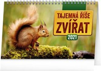 Stolní kalendář Tajemná říše zvířat 2021