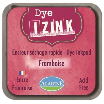 Razítkovací inkoust IZINK DYE - malinová/ 8x8 cm