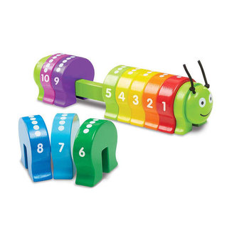 Skládání podle čísel - Housenka