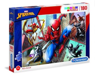Puzzle Supercolor Spider-man/180 dílků
