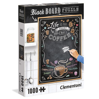 Puzzle Black Board Kafe/1000 dílků