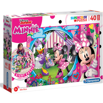 Puzzle Supercolor Floor Minnie/40 dílků