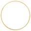 Kovový kruh zlatý o 25 cm