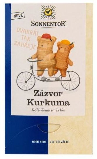 Sonnentor - Zázvor Kurkuma čaj bio 32,4g Sonnentor - Zázvor Kurkuma čaj bio 32,4g