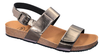 Scholl Zdravotní obuv - GREENY SANDAL - Pewter 38