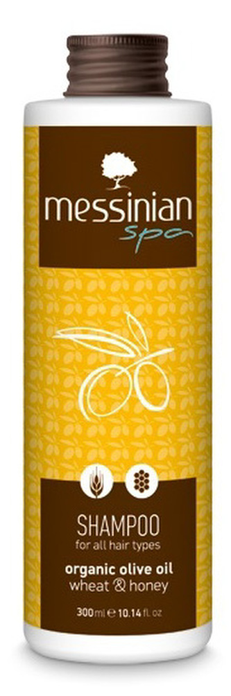 Messinian Spa Šampón pro všechny typy vlasů pšenice & med 300 ml