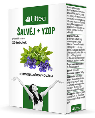 Liftea Šalvěj + yzop 30 tobolek Liftea Šalvěj + yzop 30 tobolek
