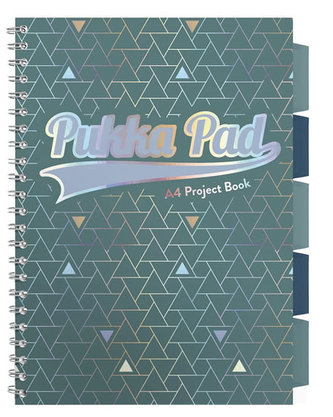 Pukka Pad Projektový blok Glee A4, papír 80g, 100 listů, zelený