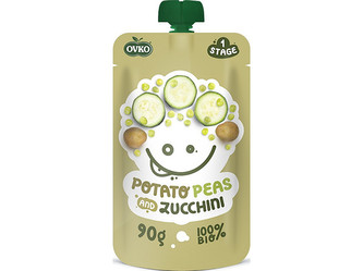 OVKO Bio kapsička brambory, hrášek, cuketa OVKO 90g
