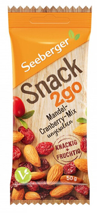Seeberger Mix mandlí a brusinek 50 g