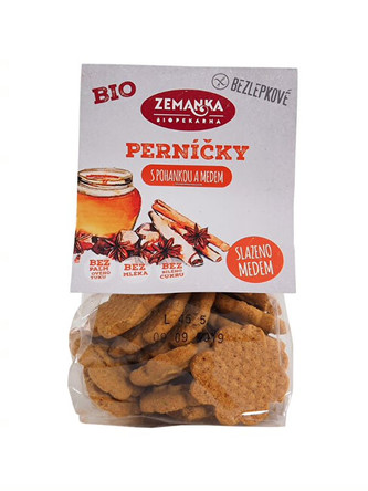 Biopekárna Zemanka Bio Bezlepkové perníčky 100 g