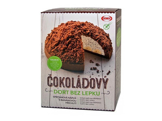 Semix Čokoládový dort bez lepku+ náplň 430 g